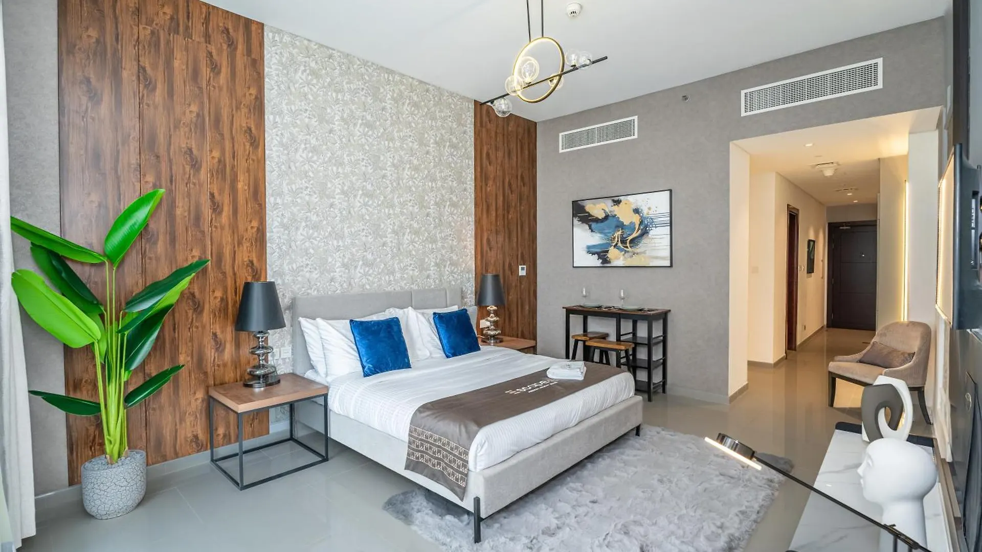 Escape24 Luxury Studio Apartment Golf Promenade Damac Hills 迪拜 阿拉伯联合酋长国